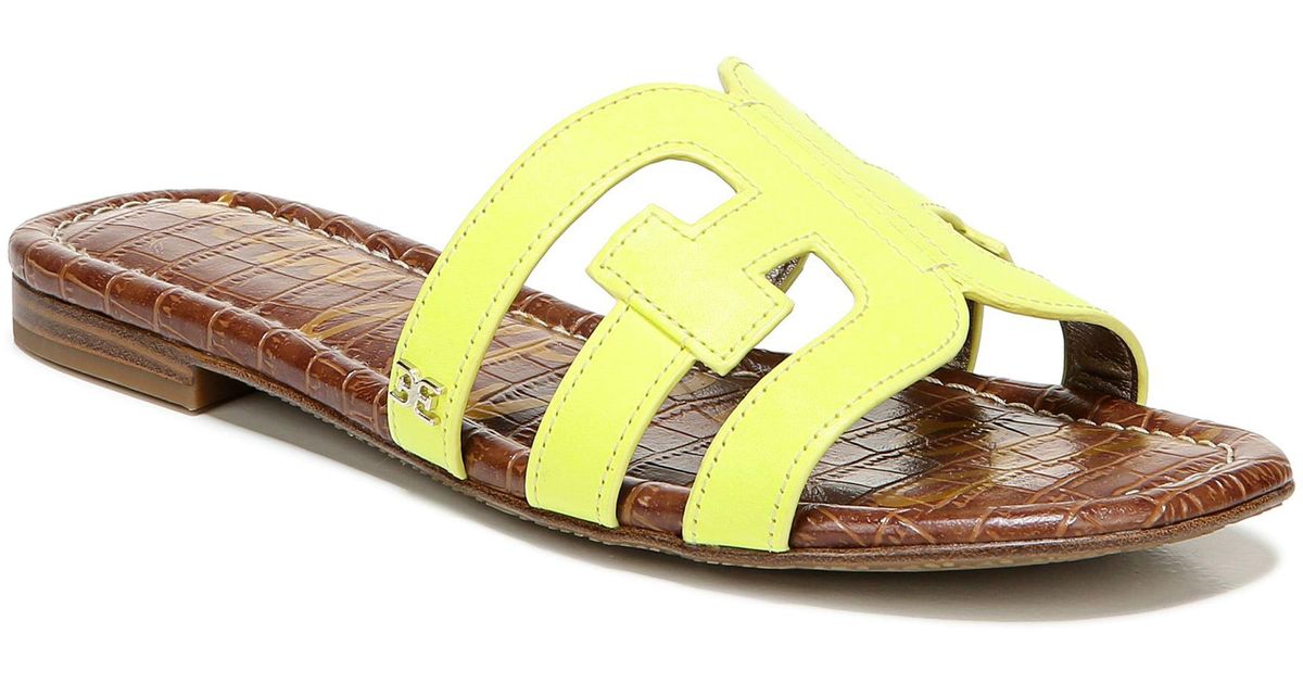 bay cutout slide sandal