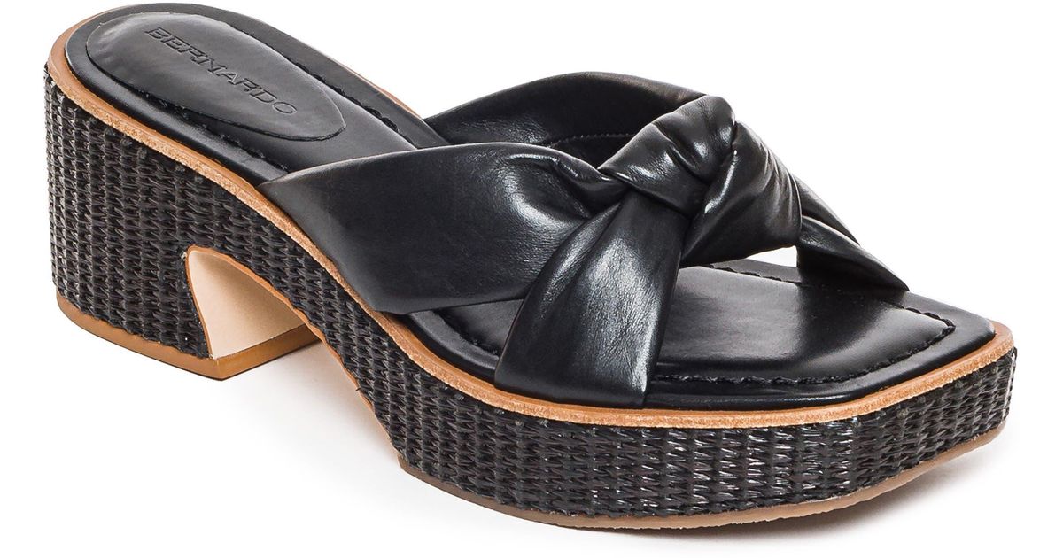 bernardo reagan raffia platform heels