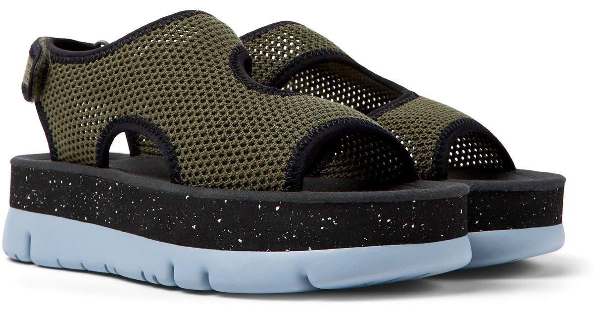 camper oruga up platform sandal