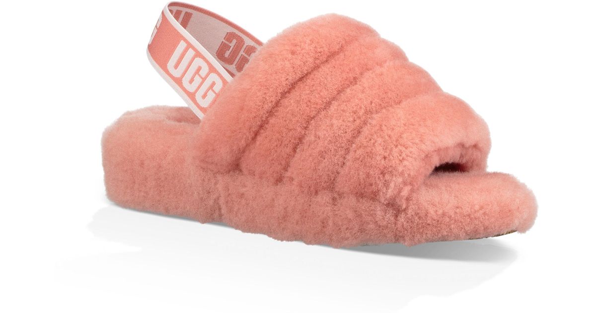 Ugg Fluff Yeah Seashell pink Size 9 New In box 100% authentic!! | Ugg fluff yeah, Pink slippers 
