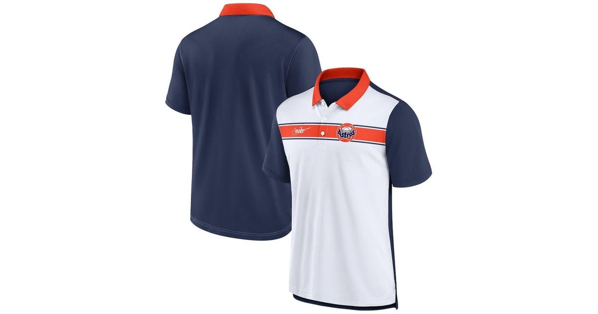 Nike navy Houston Astros Rewind Stripe Polo At Nordstrom in Blue