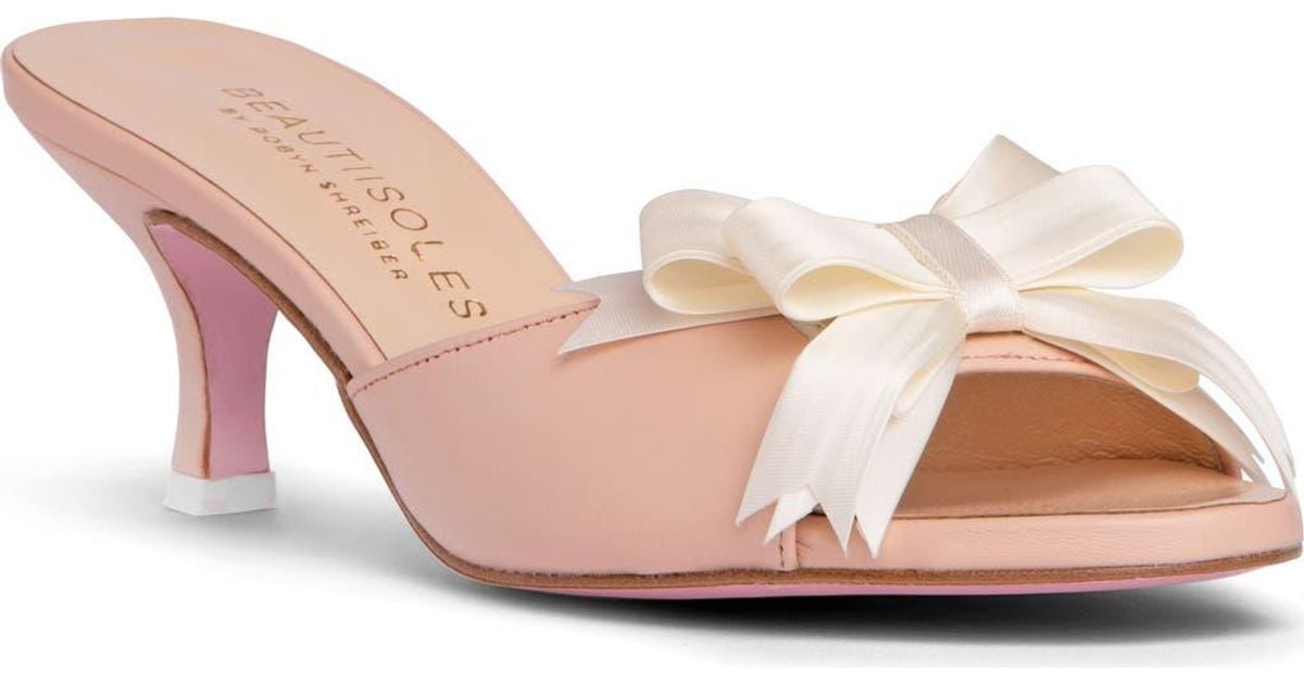 Beautiisoles Elena Slide Sandal in Pink Lyst