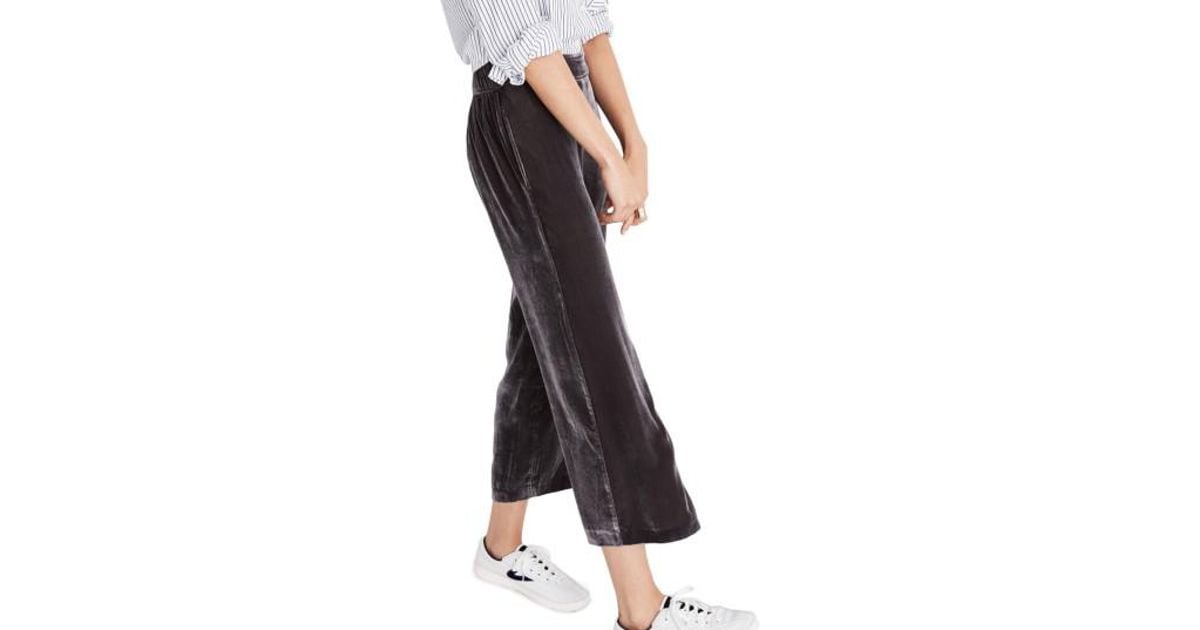 madewell velvet pants