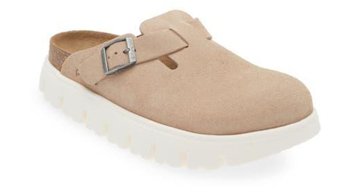 platform birkenstock clog