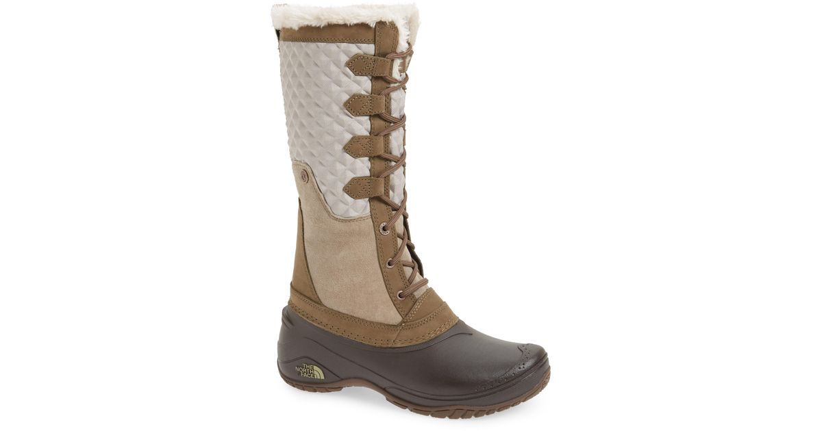 the north face women's shellista cuffed winter boots