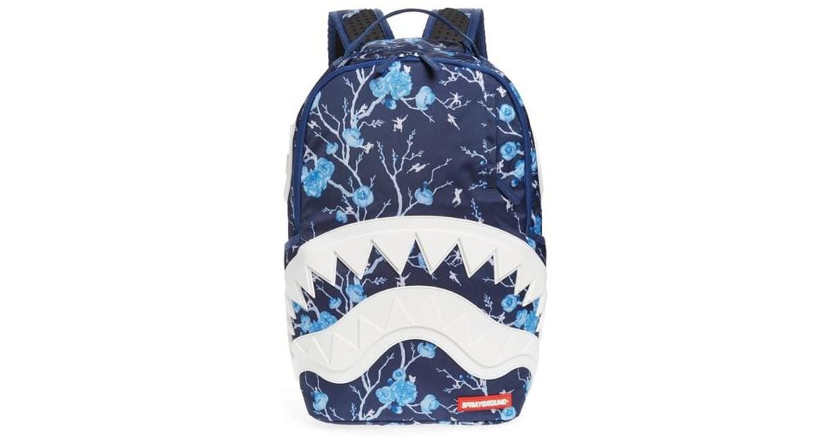 sprayground backpack blue