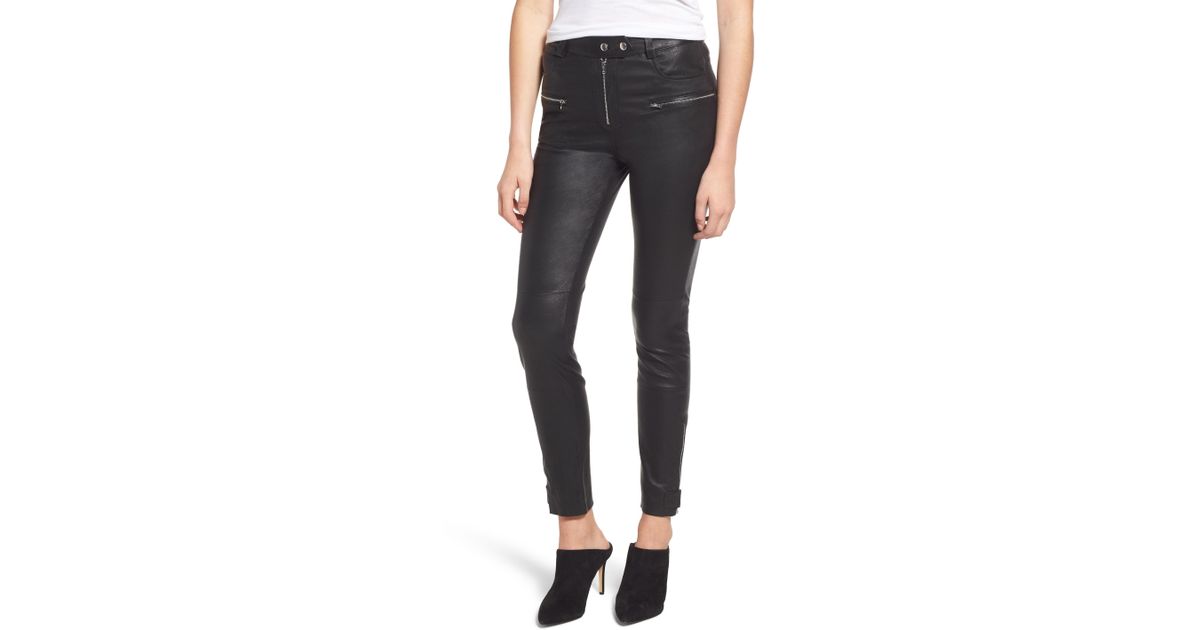 seven for all mankind leather pants