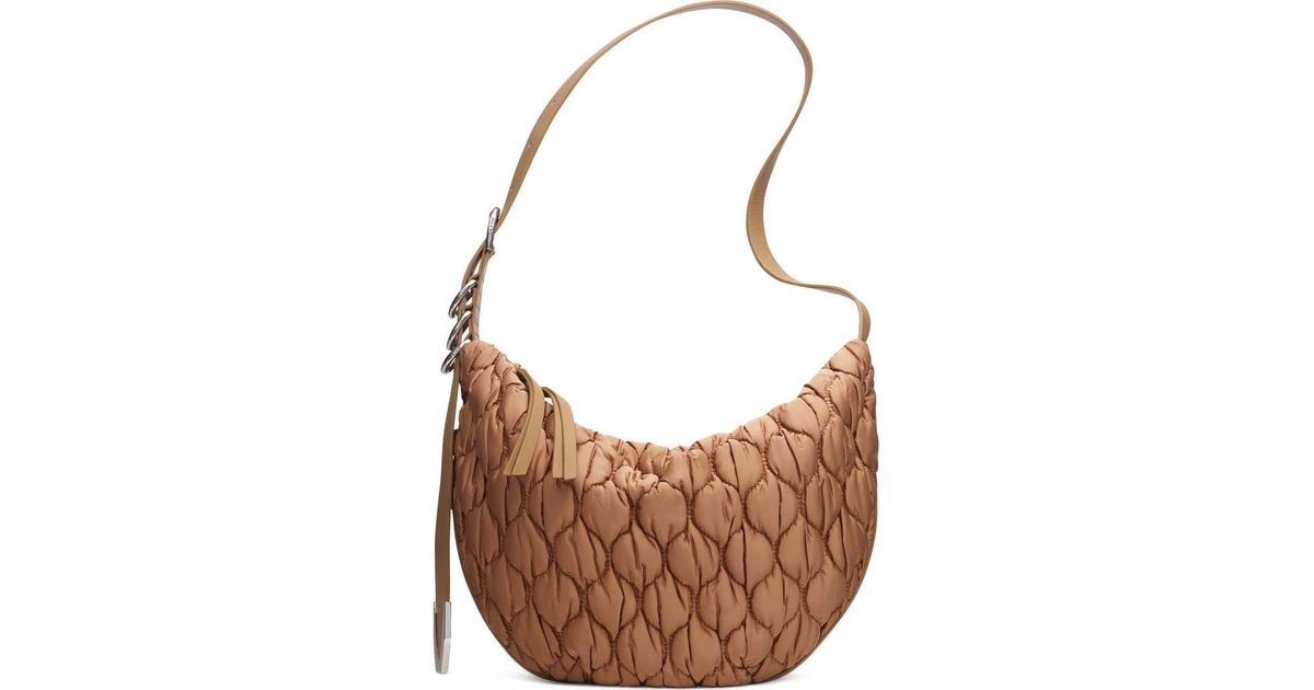 Rag & Bone Quilted Spire Mini Hobo Bag in Brown | Lyst