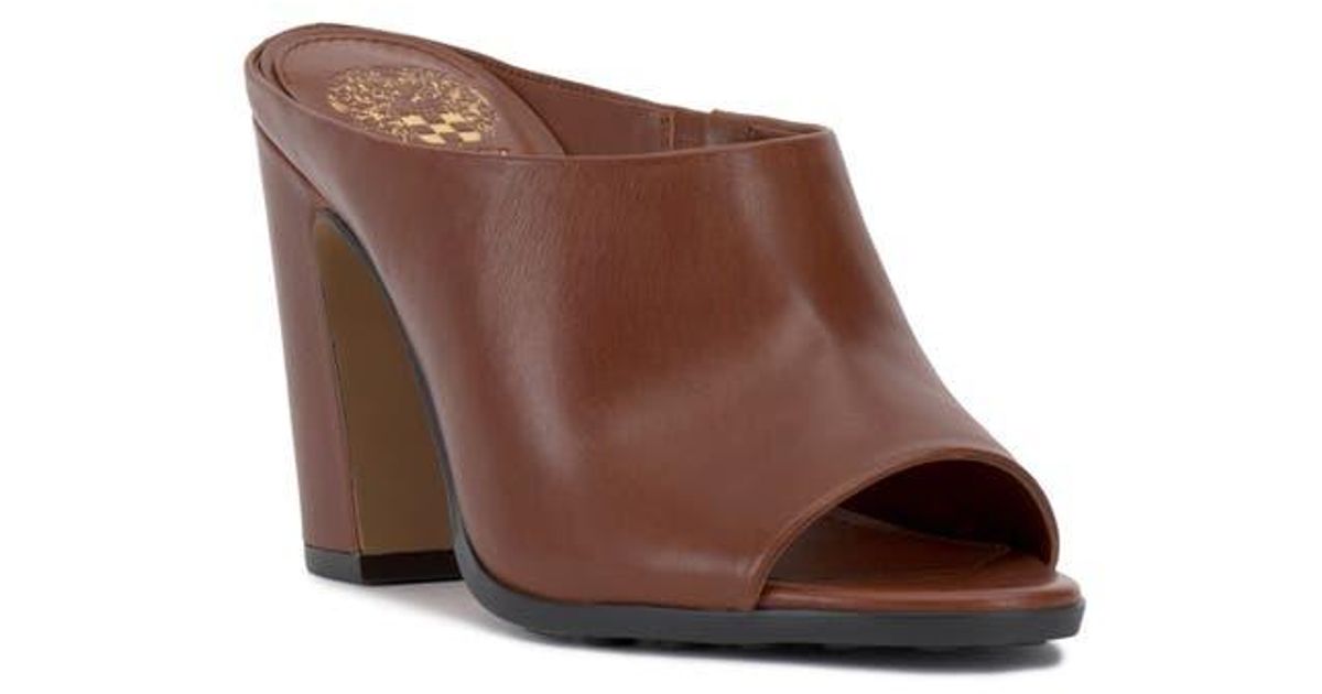 vince camuto open toe mules