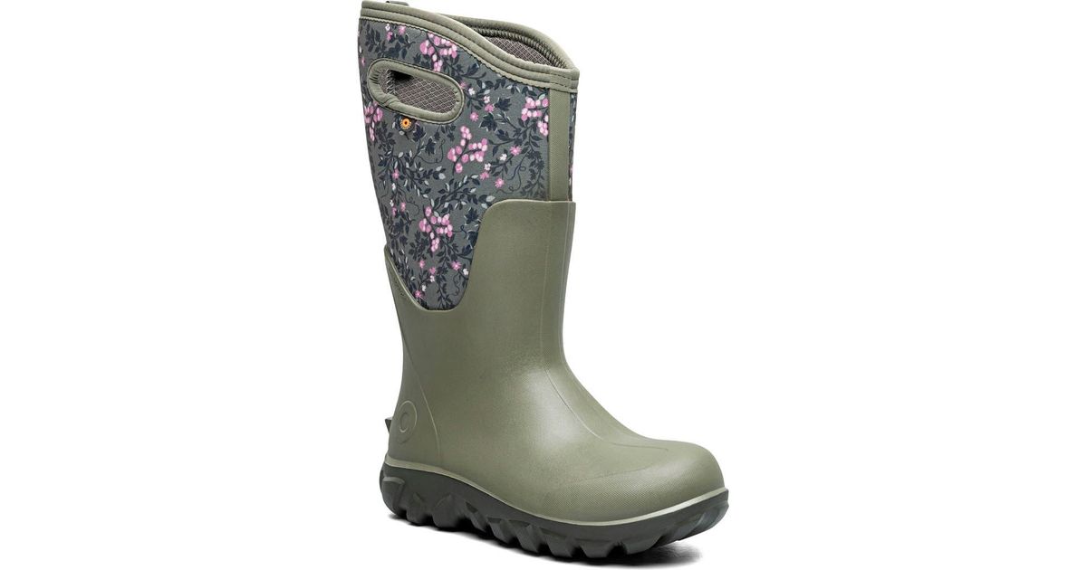 Bogs Classic Seamless Tall Rain Boot in Green for Men | Lyst