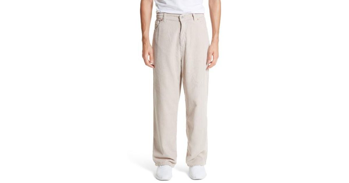 white corduroy pants men
