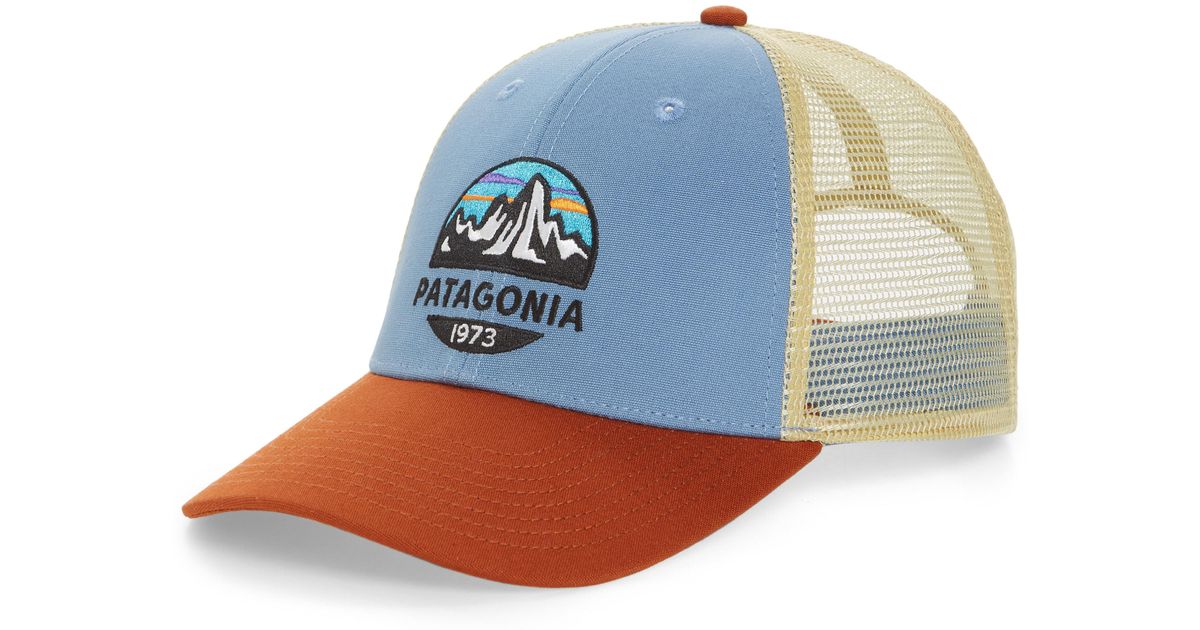 patagonia fitz roy scope lopro trucker hat white