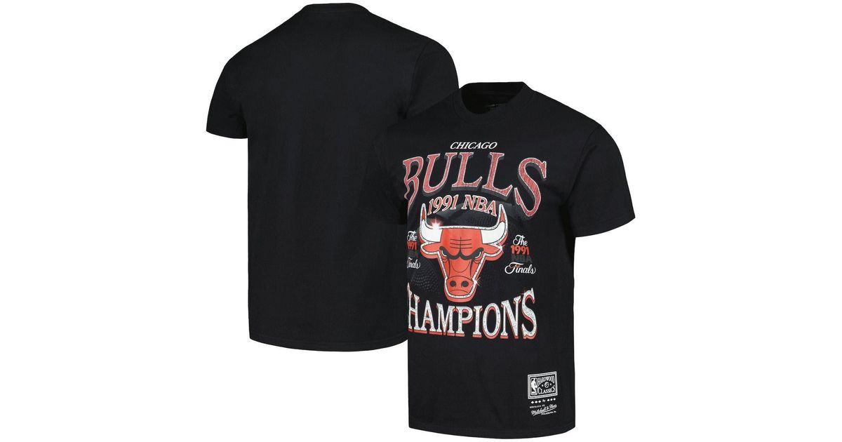 Mitchell & Ness Chicago Bulls Hardwood Classics 1991 Finals Champions