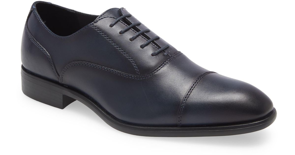 Nordstrom Dane Cap Toe Oxford in Blue 