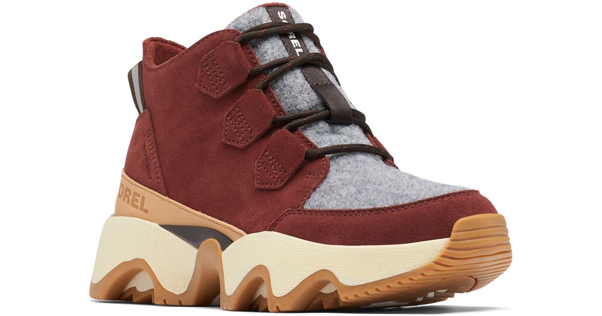 Sorel Impact Caribou Waterproof Boot in Red Lyst