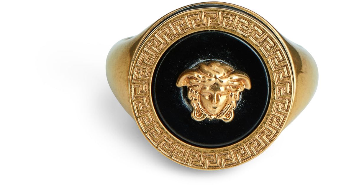 versace tribute medusa ring