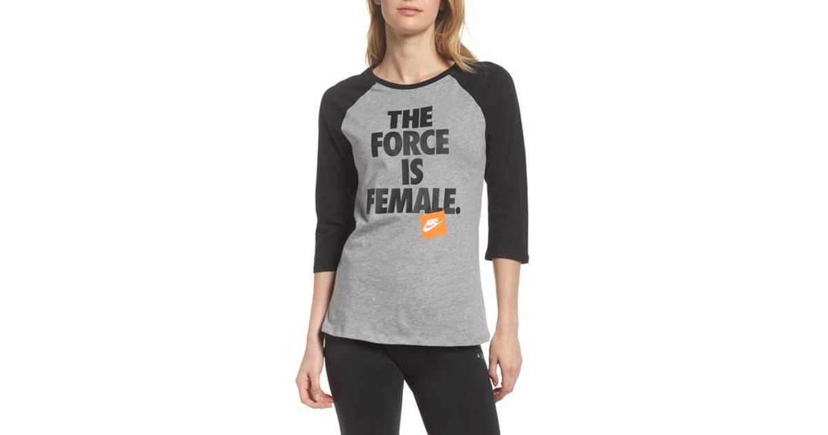 nike the force is female tank