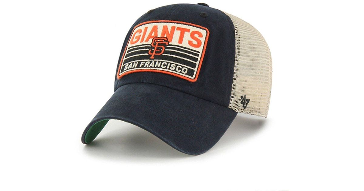 '47 San Francisco Giants Four Stroke Clean Up Trucker Snapback Hat At