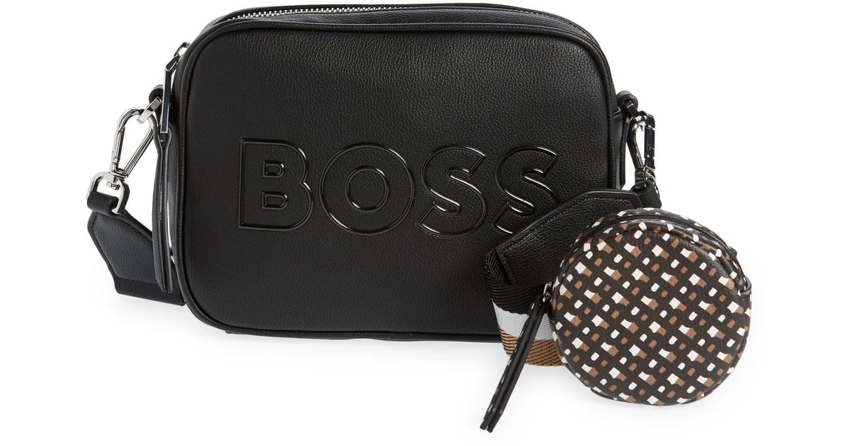 BOSS by HUGO BOSS Large Addison Crossbody Bag in Black Lyst