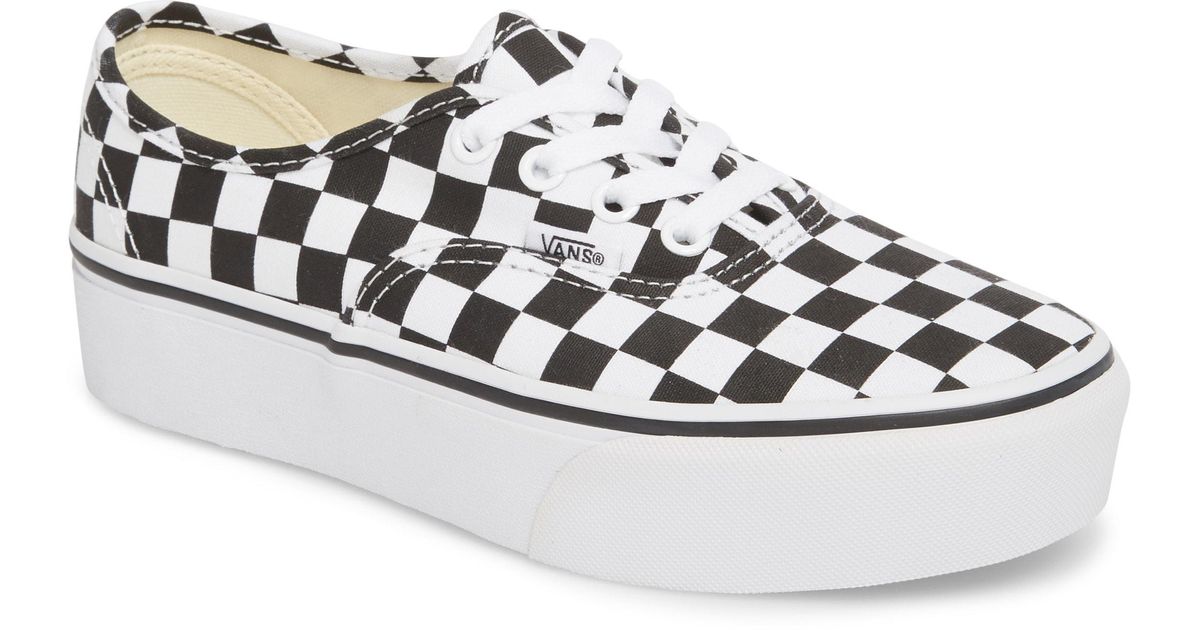vans white checkers