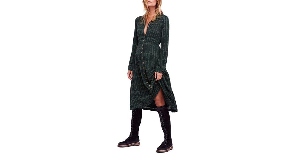 free people diamond head midi dress