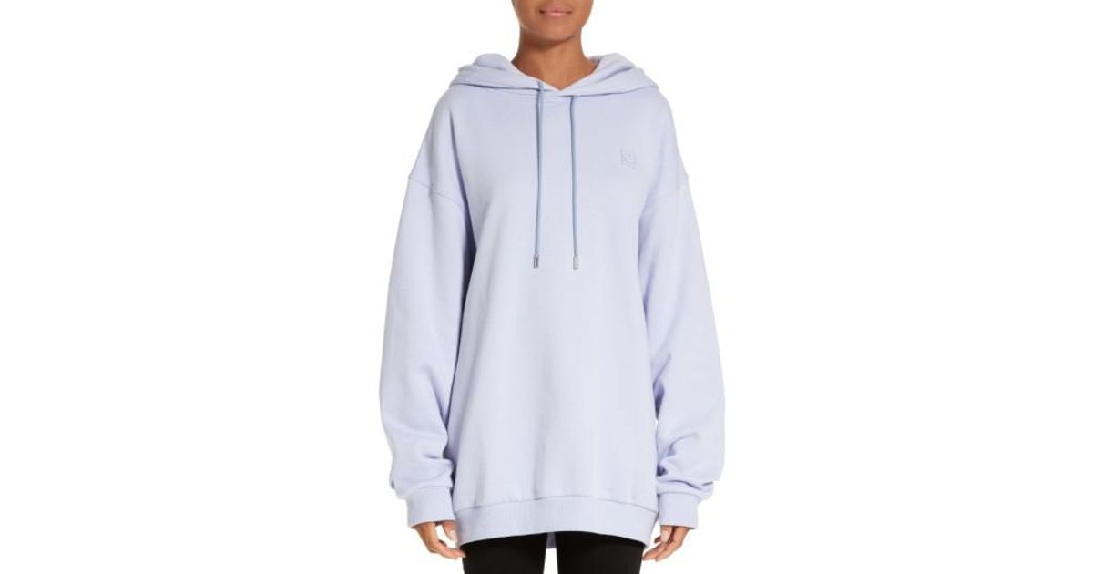 acne studios purple hoodie