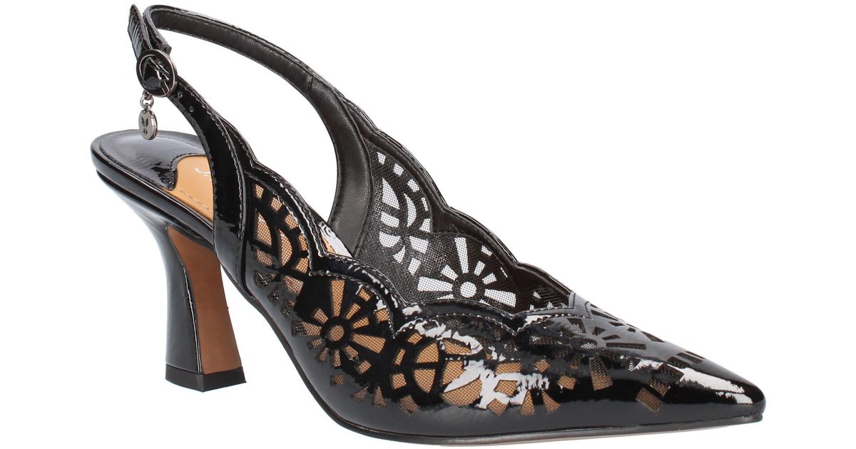 J. Reneé Valerian Slingback Pump in Black Lyst