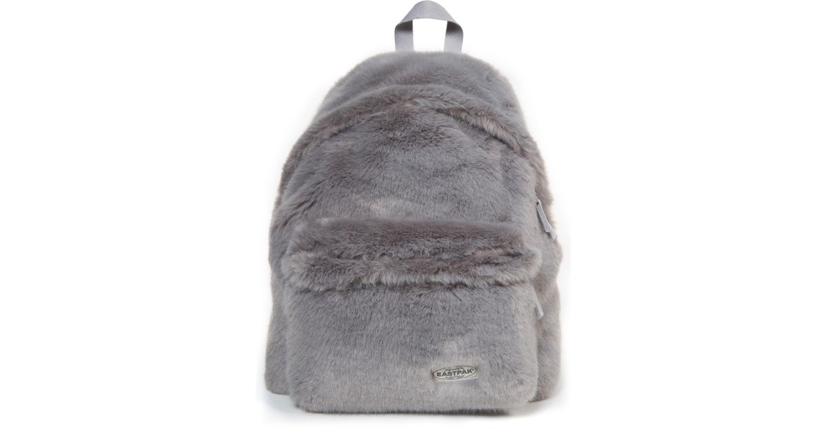 eastpak fur backpack