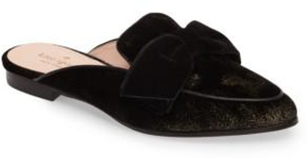 kate spade mules black