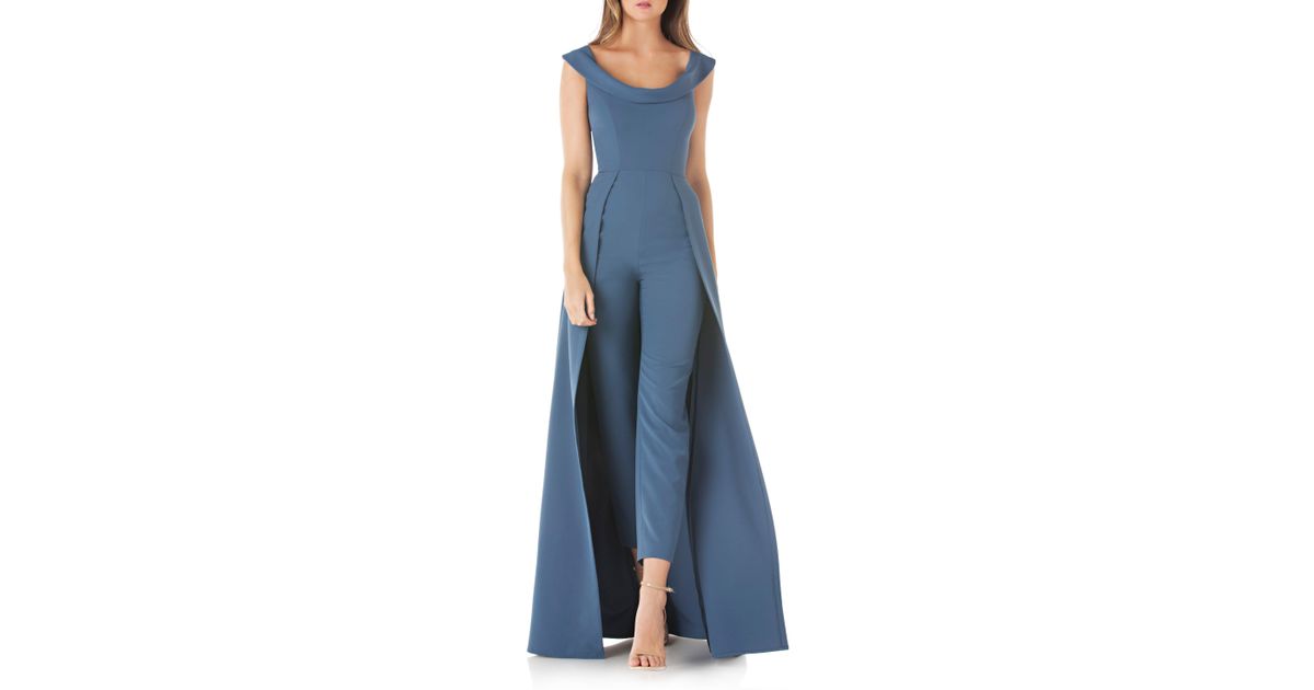 kay unger jumpsuit gown