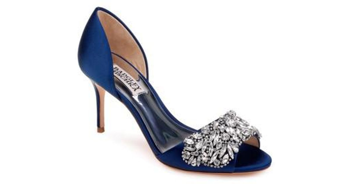 badgley mischka hansen crystal embellished sandal