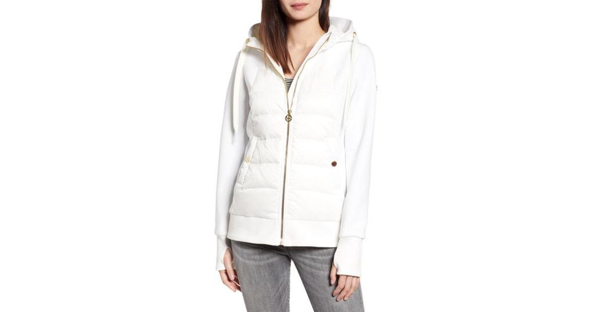 michael kors white down jacket