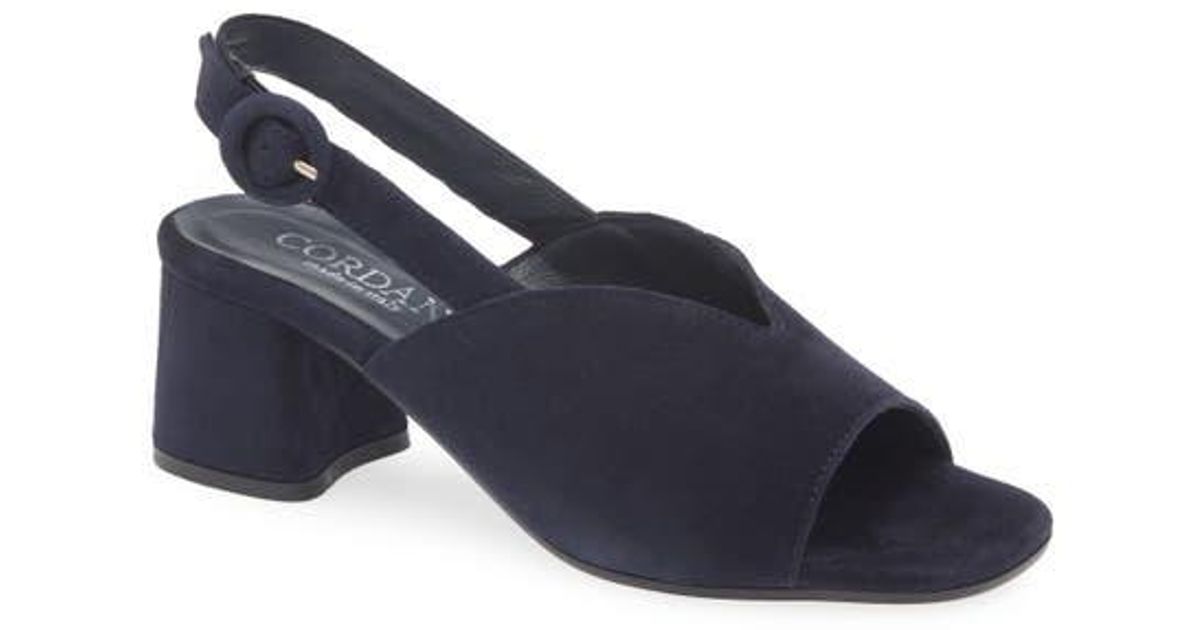 Cordani Pollette Slingback Sandal in Blue | Lyst
