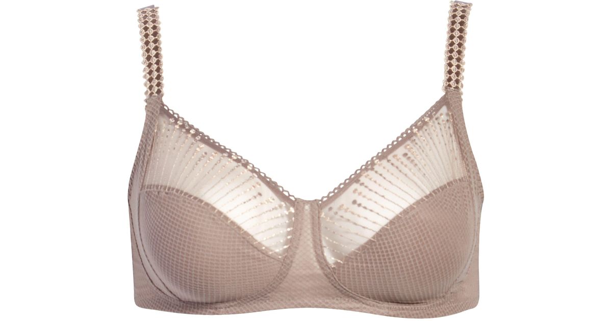 Chantelle Wireless Bra in Natural Lyst