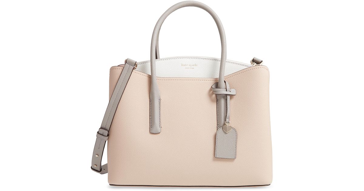 large margaux leather satchel