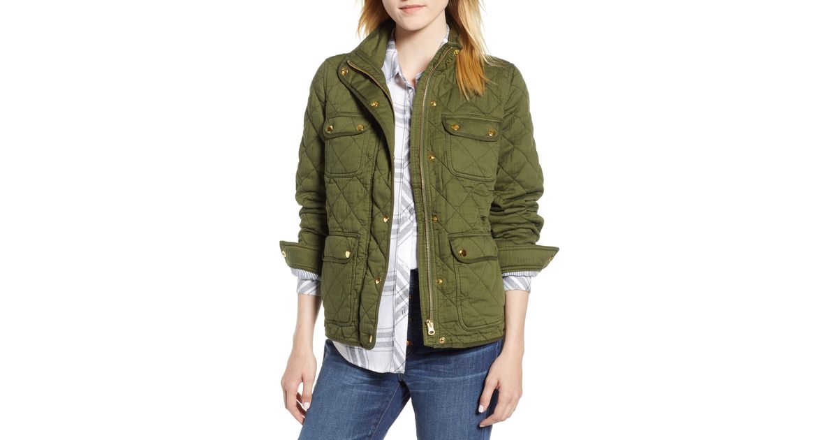J.Crew Quilted Downtown Field Jacket in 