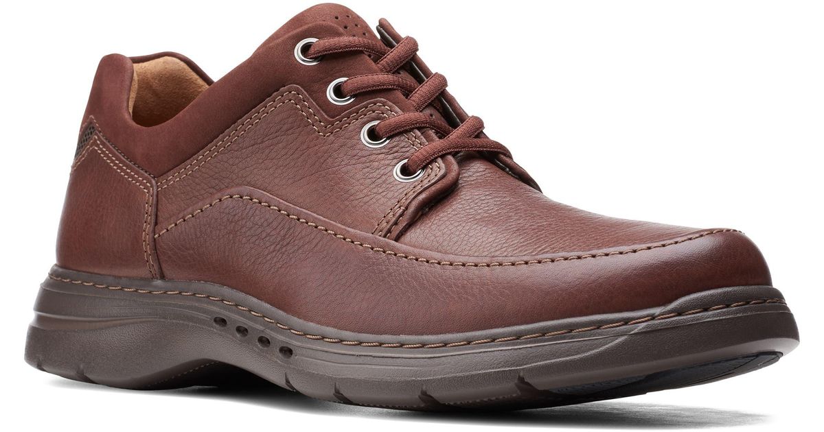 Clarks Clarks(r) Unstructured Brawley Moc Toe Derby in Brown for Men | Lyst