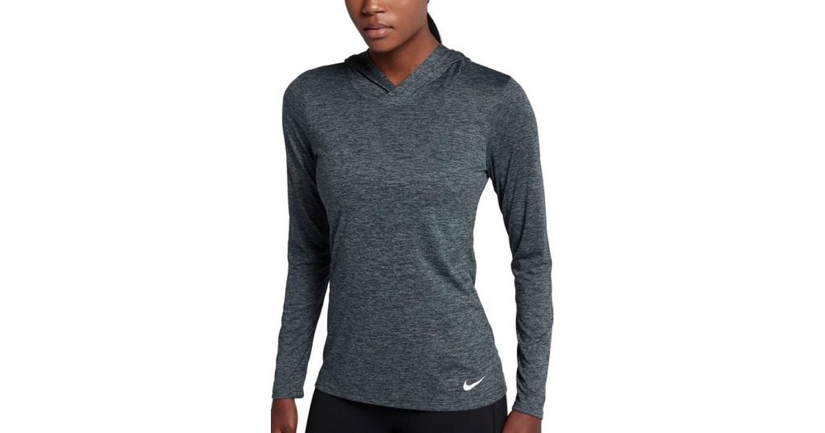 nike women's legend veneer ls hoodie
