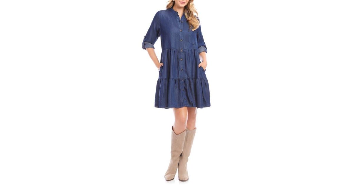 chinese dress ladies Petite Size Tiered Midi Dress
