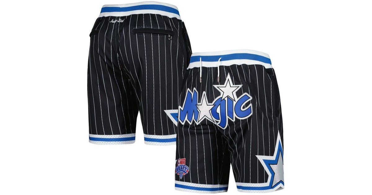 Men's Mitchell & Ness Black Orlando Magic Big & Tall Hardwood Classics Jumbotron Shorts