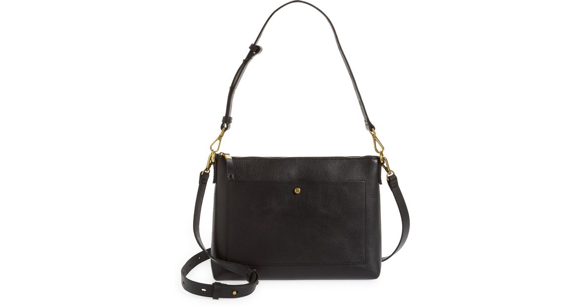 Madewell The Transport Shoulder Crossbody Bag in Black Lyst