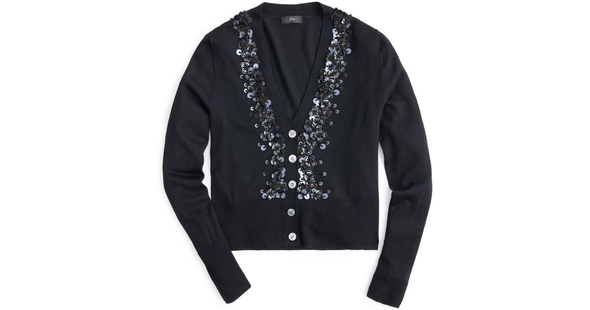 embellished cardigan sweaters