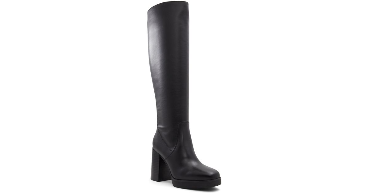 aldo knee high leather boots