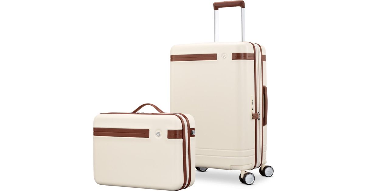 Samsonite Virtuosa Train Case & Carry On 2-Piece Set in Natural | Lyst