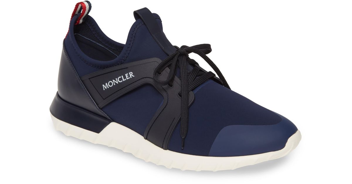 blue moncler trainers