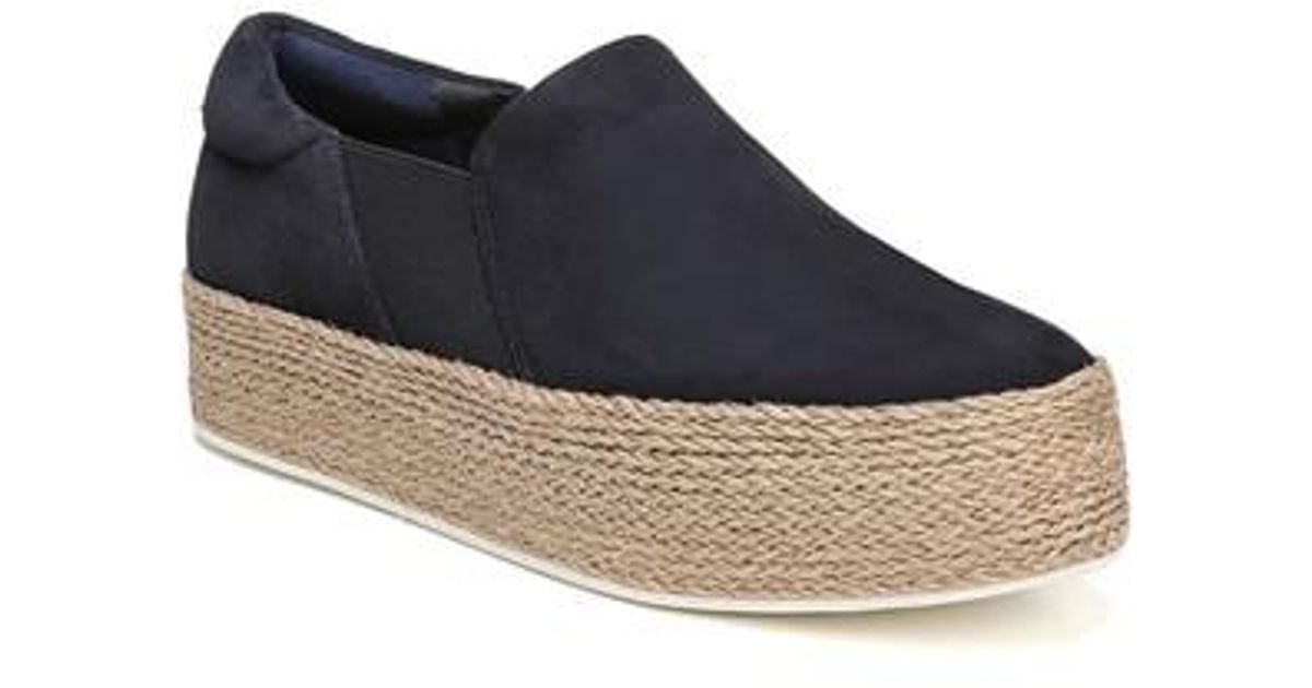 vince wilden flatform suede espadrille sneakers
