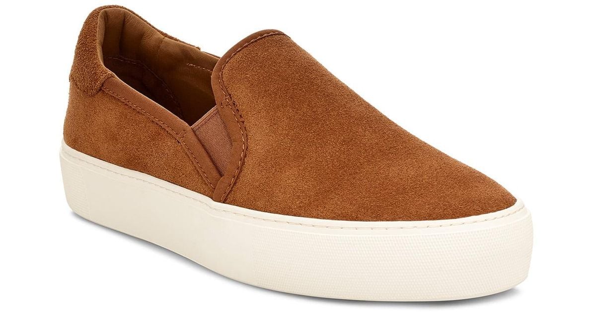 ugg suede slip ons