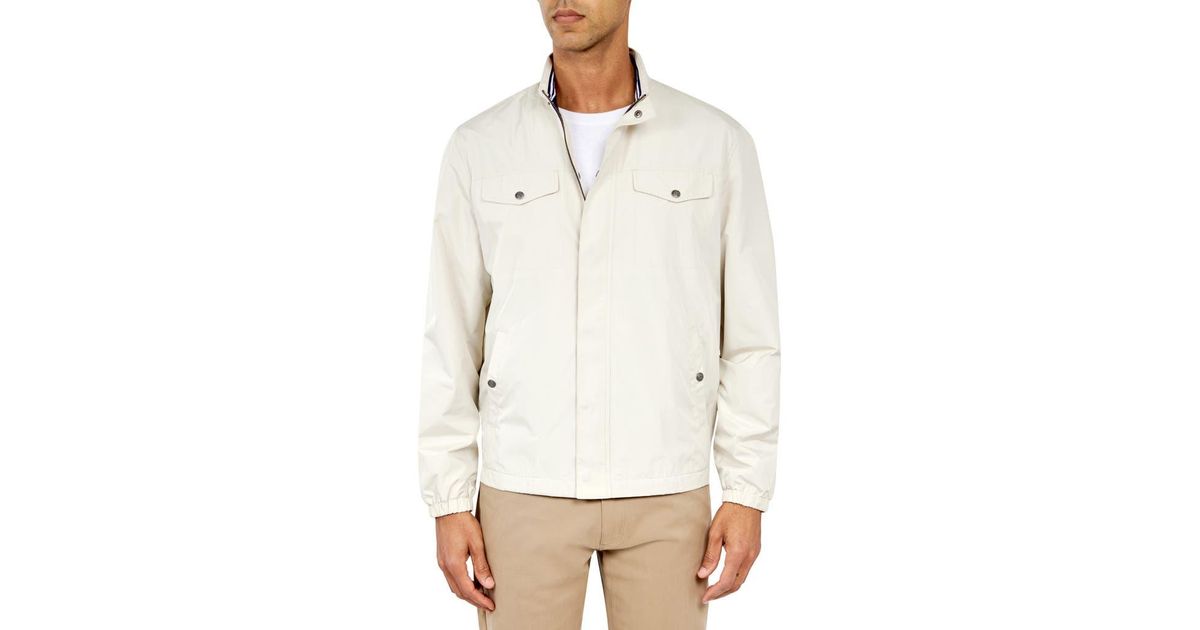 Constuct Jacket Con.struct Slim Fit Solid Hybrid Field Jacket in White for Men | Lyst