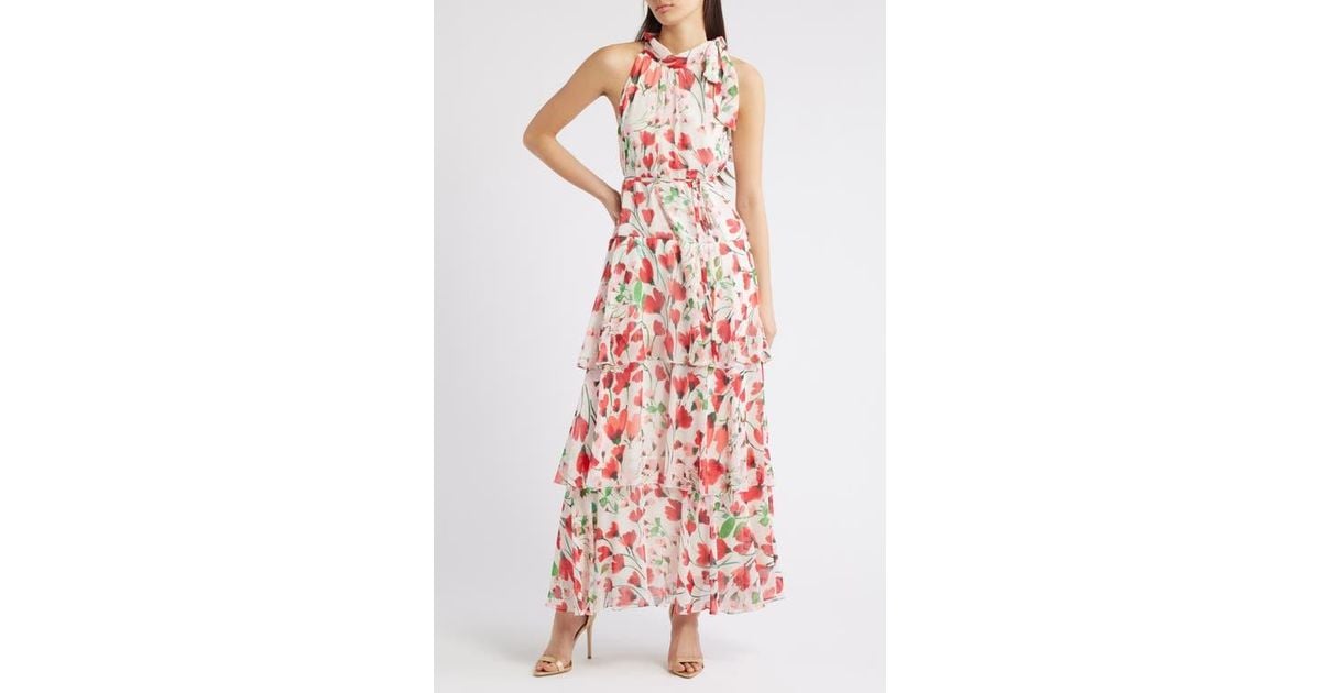chinese dress ladies Julia Maxi Dress in Pink