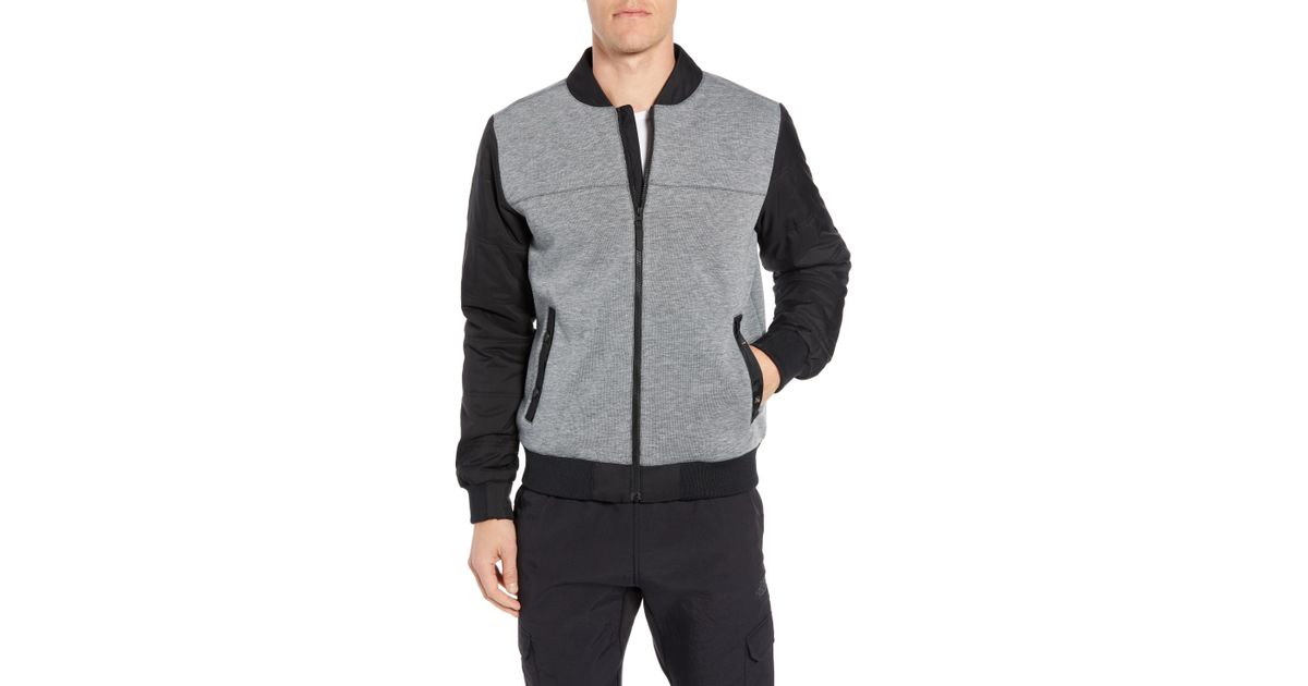 the north face far northern hybrid bomber jacket